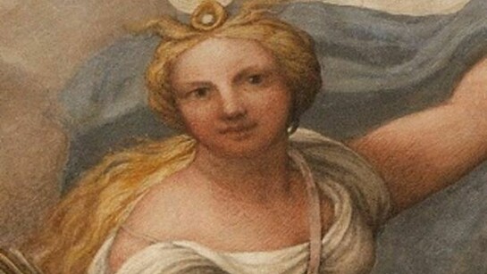 Détail d'une fresque de la "Chambre" de Saint Paul