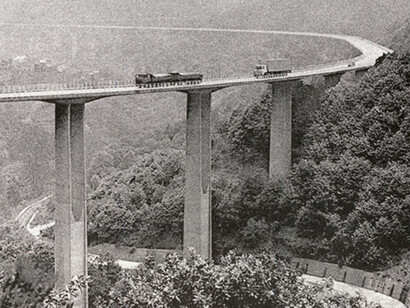 Autostrada Torino-Savona: viadotto “Teccio” (Silvano Zorzi, 1973)