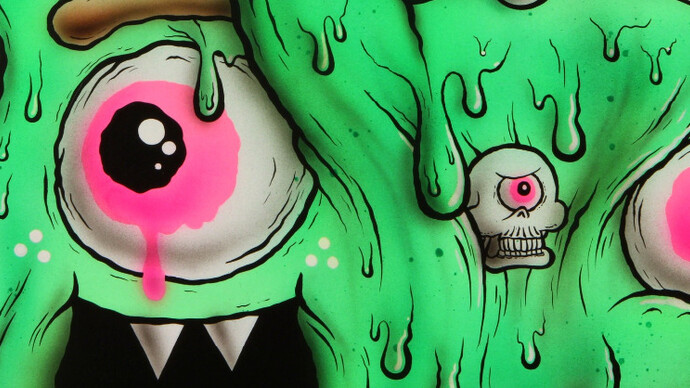 Something Melty This Way Comes. Courtesy of StolenSpace Gallery