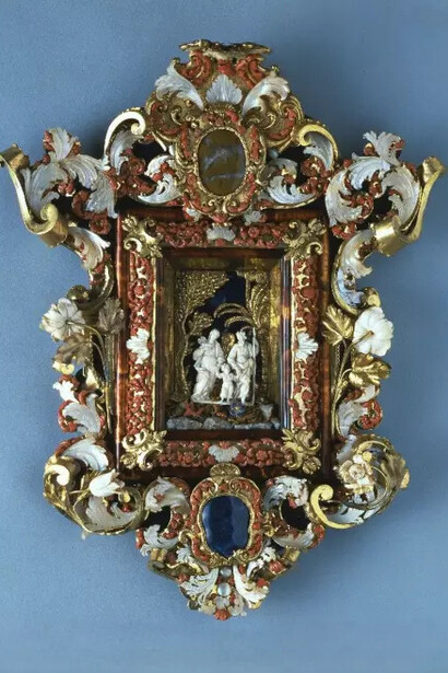 Scene of the flight into Egypt, Trapani, Sicily, 18th century. Courtesy of Art Museum Riga Bourse