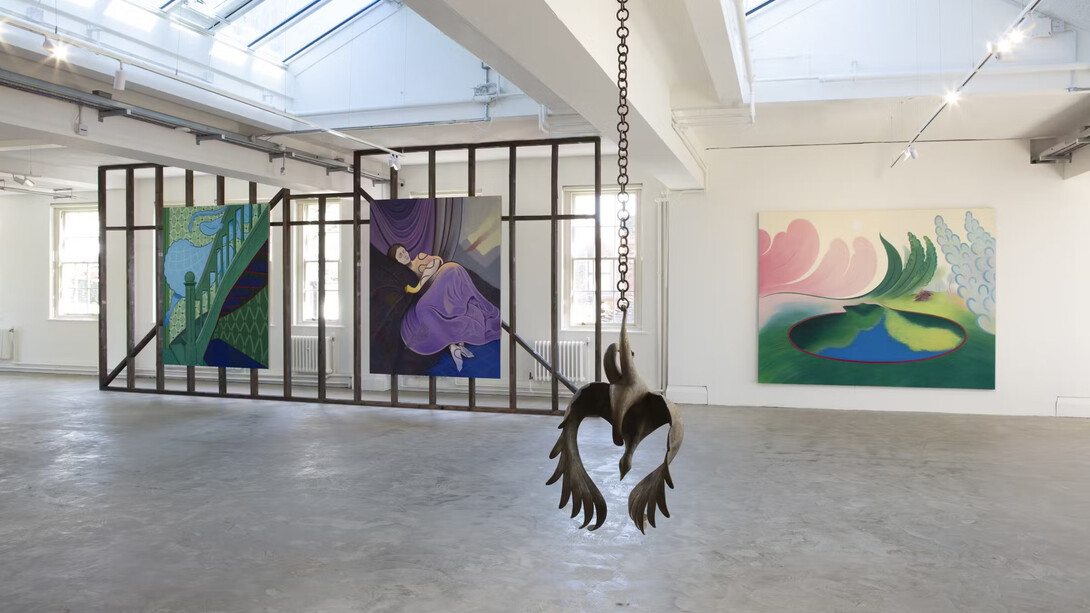 Koak, The window set, exhibition view. Courtesy of Union Pacific Gallery