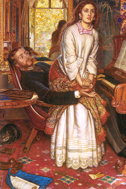 William Holman Hunt, *The Awakening Conscience*, 1853. Oil on canvas, 76.2 x 55.9 cm. Tate Collection, London