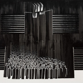 Agustín Ibarrola, Untitled, c.1977. Courtesy of Museo de Bellas Artes de Bilbao
