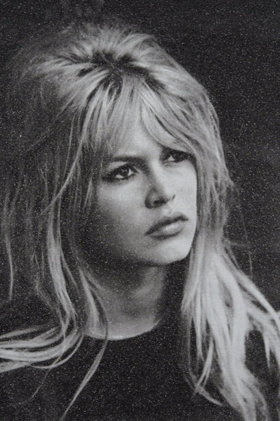 Russell Young, Brigitte Bardot, 2017. Courtesy of Taglialatella Galleries