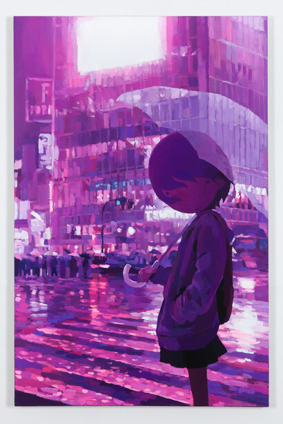OHATA Shintaro, A light, 2017, acrylic on canvas, 100 x 65.2  cm, © OHATA Shintaro, courtesy of Mizuma Gallery and YUKARI ART