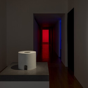 James Turrell, Lifting the veil, exhibition view. Courtesy of Gagosian Gallery