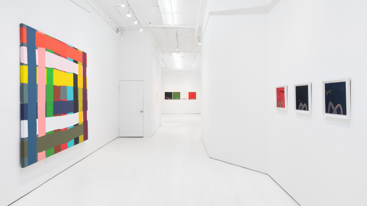 Alicia McCarthy's solo exhibition, exhibition view. Courtesy of Jack Hanley Gallery