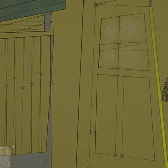 Jessica Deane Rosner, Shed with window (detail), 2025. Courtesy of McKenzie Fine Art