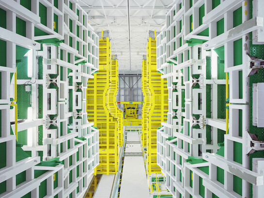 Edgar Martins, Mobile gantry for the Vega launcher, seen from underneath, CSG-Europe’s Spaceport, Kourou (French Guiana), 2013