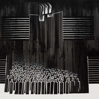 Agustín Ibarrola, Untitled, c.1977. Courtesy of Museo de Bellas Artes de Bilbao