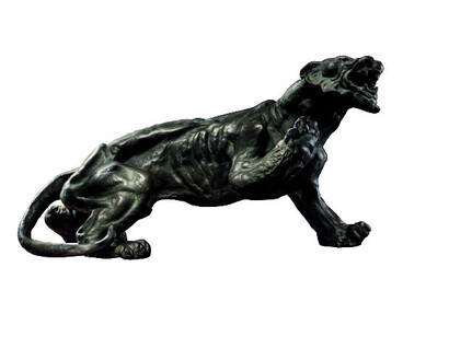 © Antonio Ligabue, Pantera, 1938. Cortesía del Museo Histórico de la Infantería