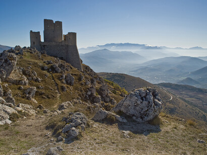 Il castello di Rocca Calascio in Abruzzo