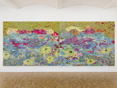 Sophia Loeb, O manifesto da luz antes do amanhecer, exhibition view. Courtesy of Pippy Houldsworth Gallery