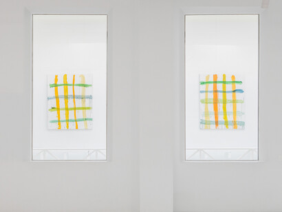 Alexander Wertheim, Empordà paintings, exhibition view. Courtesy of Alzueta Gallery