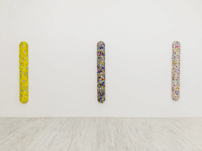 John Torreano, 2025 space: looking in looking at, exhibition view. Courtesy of Thomas Brambilla Gallery