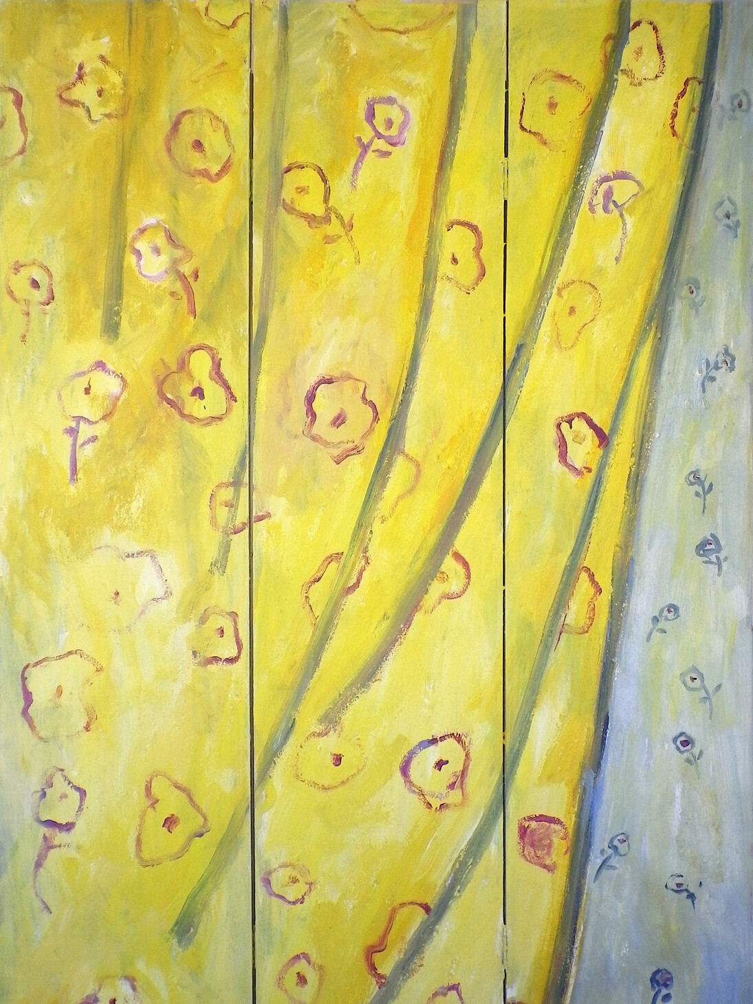 Urbano, Biombos e outras janelas, #1A, 2015, técnica mista sobre tela, 180x