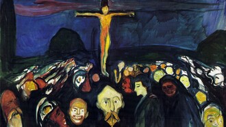 "Gólgota", óleo sobre lienzo, Edvard Munch, 1900