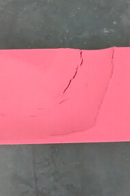A Man Flexing His Biceps, 2012/2017. Orthopedic foam impression