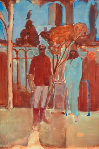 Suleman Khilji, Mnemonic spaces (Hampstead Heath and Lawrence Garden), 2025. Courtesy of Dhoomimal Gallery