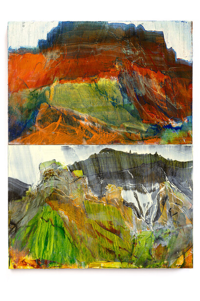 James Lavadour, Home ground, artwork in exhibition. Courtesy of PDX Contemporary Art