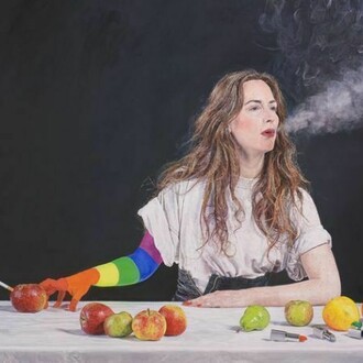 Ulrich Lamsfuss, Martin Zellerhoff/Ulrich Lamsfuss, Arises, 2013, oil on canvas, Courtesy the artist and Lombard Freid Gallery, New York