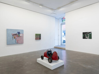 Robert Kobayashi, Take it easy, kid, exhibition view. Courtesy of Susan Inglett Gallery 