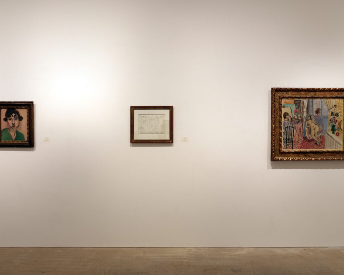 Matisse: Painting, Sculpture, Drawing, Prints, Exhibition view. Courtesy of Bernard Jacobson Gallery