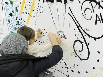 Pawel Althamer, The Neighbors, 2014, Exhibition view, New Museum. Photo: Nick Hunt