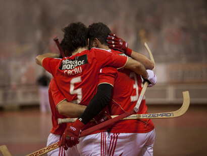 Hóquei em Patins. Jogadores do Benfica