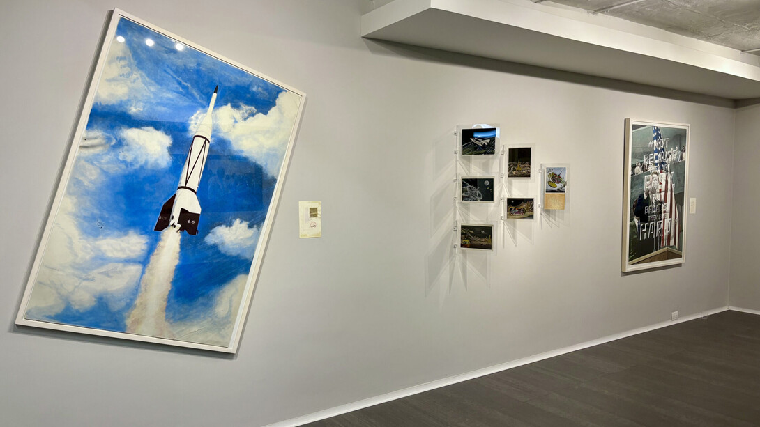 Andrés Orjuela, Alguien nos ha estado mirando, exhibition view. Courtesy of La Balsa Gallery