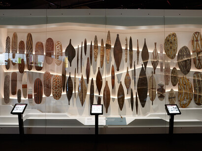 First peoples, exhibition view. Courtesy of Melbourne Museum
