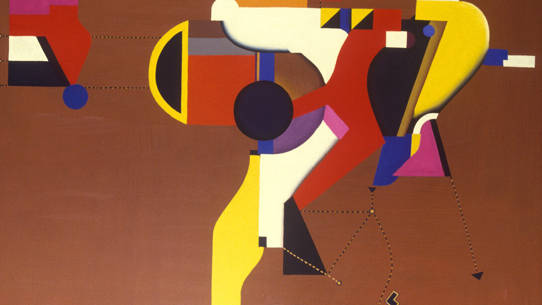 Karl Hagedorn, Procession, 1980, o/c, 54 x 72 in