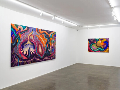 Mariana Rocha, Desde sempre o mar, vista da exposição. Cortesia de A Gentil Carioca