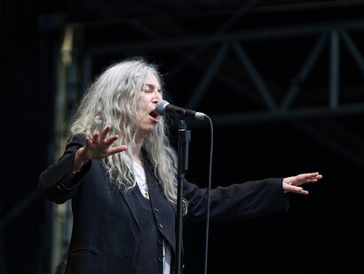 Patti Smith in concerto in Germania, 10 giugno 2022. Fotografia di Elena Ternovaja