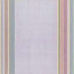 Gene Davis, Queen's Gate, 1980, Acrylic on canvas, 95 x 124 inches