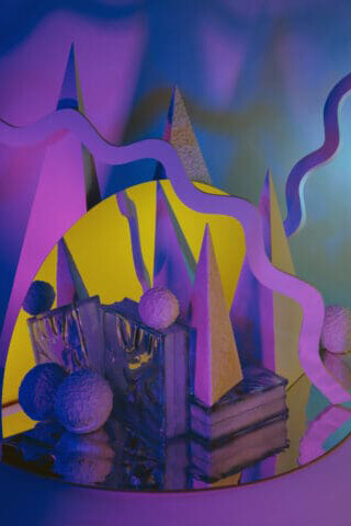 Barbara Kasten, Construct 32 (detail), 1986. Courtesy of Akron Art Museum