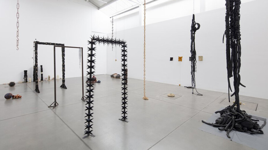 ektor garcia, En la boca del lobo, exhibition view. Courtesy of Galerie Nordenhake