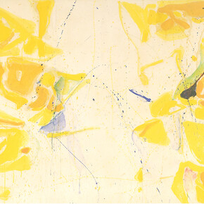 Sam Francis, Untitled (SF59-351), detail, 1959, Oil on paper mounted on canvas, 166 x 111 cm (65 1/3 x 43 7/10 in)

