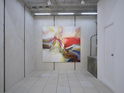 Grace Carney, Subrisio saltat, exhibition view. Courtesy of Kiang Malingue