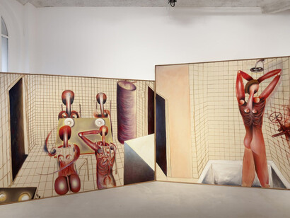 Santiago de Paoli, Riding hot, exhibition view. Courtesy of Galerie Jocelyn Wolff