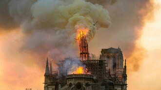 Notre Dame en llamas
