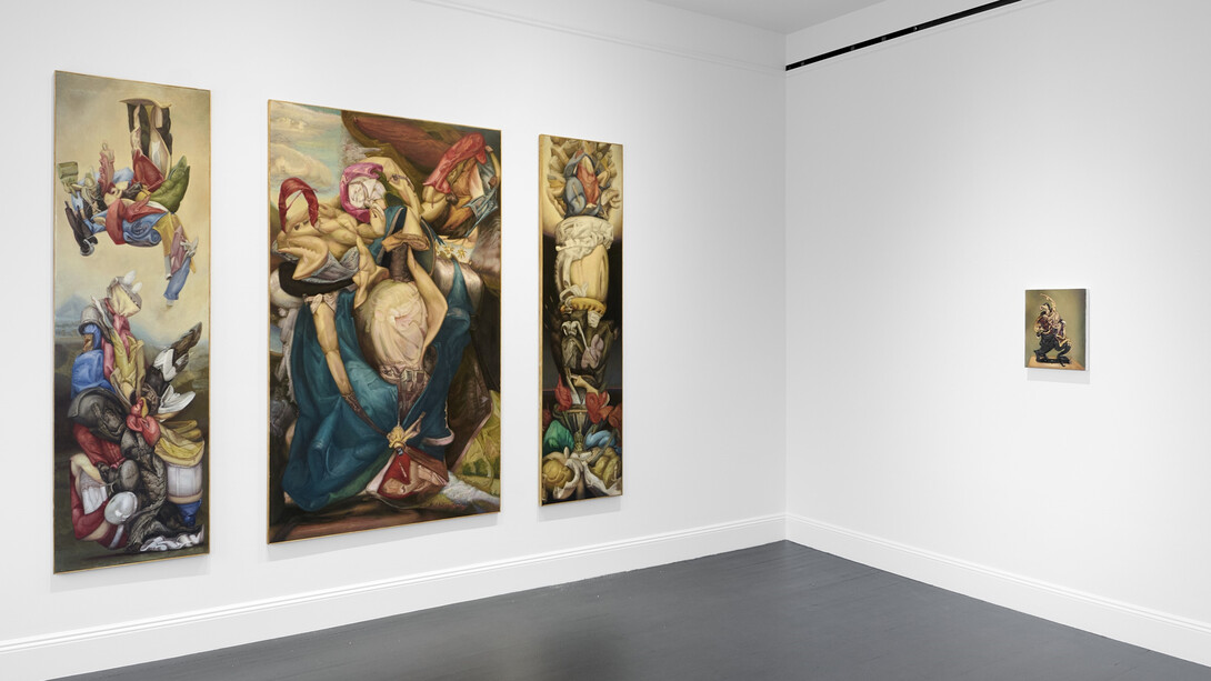 Cesar Santos, Manuscripts, exhibition view. Courtesy of Robilant+Voena