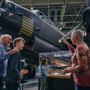 La deuxième guerre mondiale, vue d’exposition. Avec l’aimable autorisation d’Ingenium. Musée de l’aviation et de l’espace du Canada
