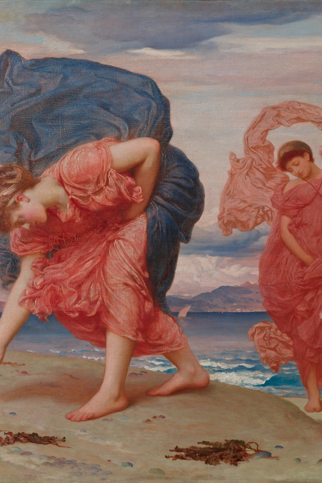 Frederic, Lord Leighton Greek girls picking up pebbles by the sea (detail), 1871, Oil on canvas, The Pérez Simón collection, Mexico © Studio Sébert Photographes