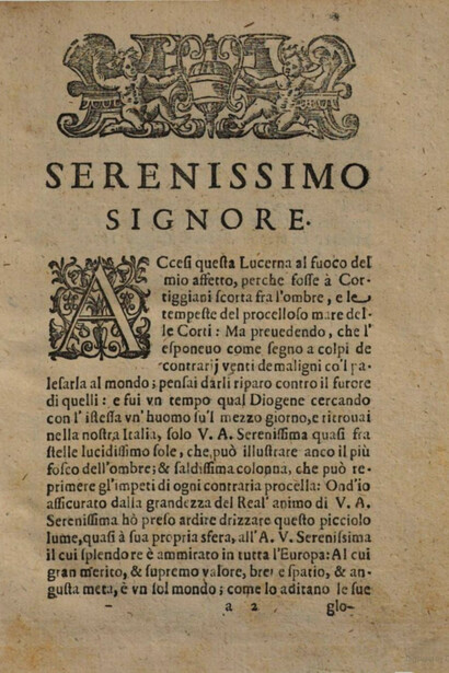 La Lucerna de Corteggiani pages