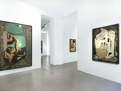 Alex Feuerstein, Exhibition view. Courtesy of galerie burster