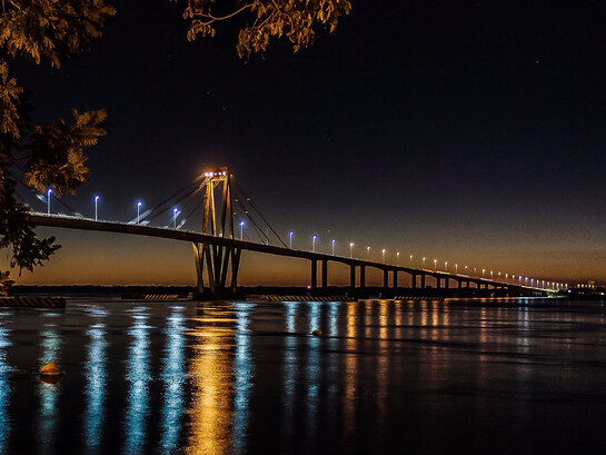 El Puente General Belgrano, que une las provincias de Chaco y Corrientes, Argentina, una de las obras más notables del Universo