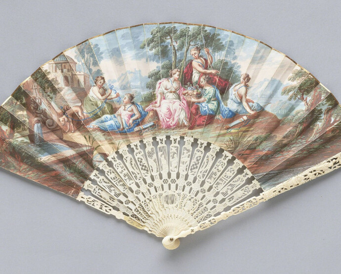 Fans of the Eighteenth Century. Courtesy of De Young Museum