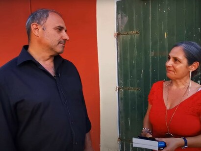 Franco Fracassi e Patrizia Boi al Casale di San Nicola 