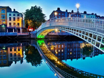 Dublín. Ha'penny Bridge